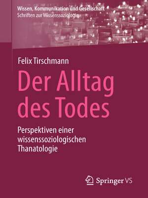 cover image of Der Alltag des Todes